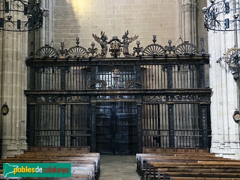 Tortosa - Catedral. Antiga reixa de l'Altar Major