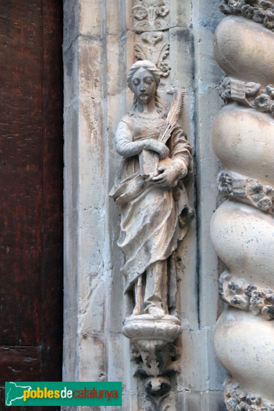 Tortosa - Catedral. Porta de l'Olivera