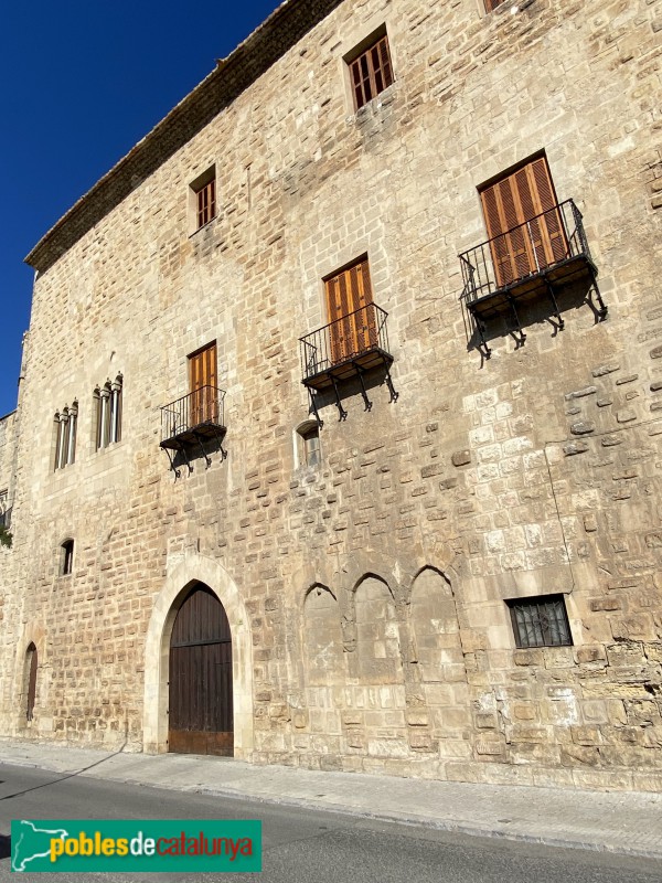 Tortosa - Palau episcopal. Façana que dona al riu