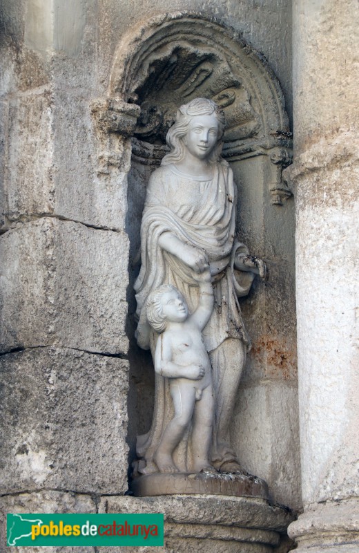 El Vendrell - Església de Sant Salvador. Portada