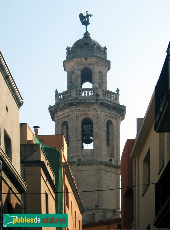 El Vendrell - Església de Sant Salvador. Campanar