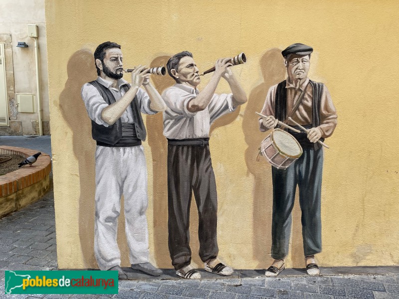 El Vendrell - Murals de la plaça Ramon i Vidales