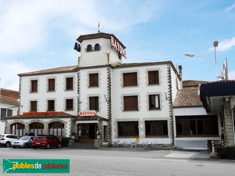 Montmaneu - La Panadella. Restaurant Bayona