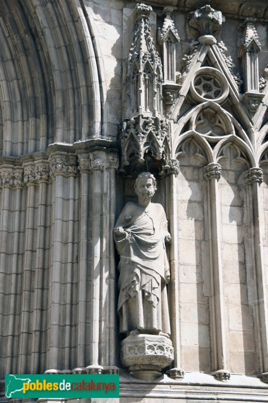 Barcelona - Santa Maria del Mar. Portalada