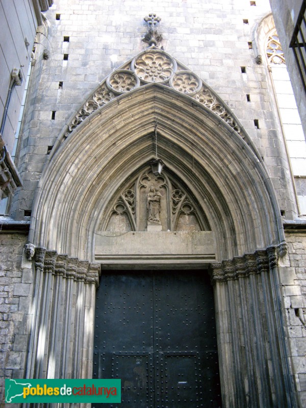 Barcelona - Santa Maria del Mar. Porta de Sombrerers