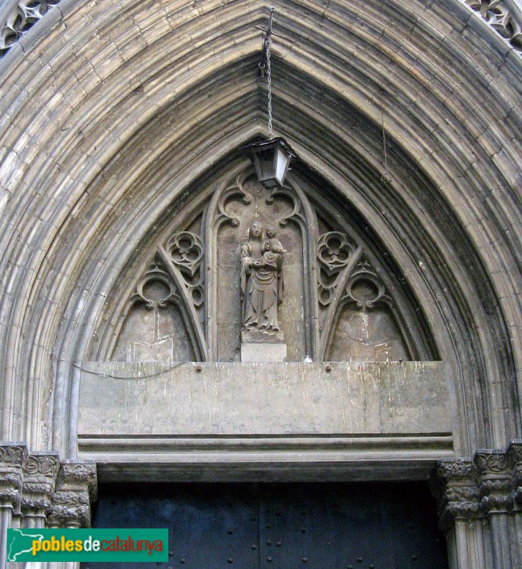 Barcelona - Santa Maria del Mar. Porta de Sombrerers