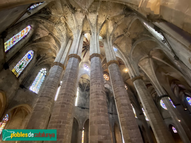 Barcelona - Santa Maria del Mar. Interior