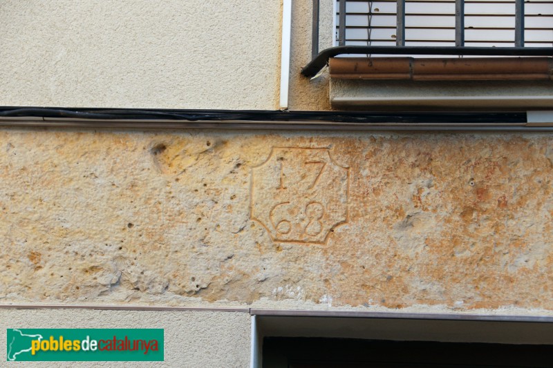 Puiggròs - Llinda de 1768 (Foto: Albert Esteves, 2021) Puiggròs - Llinda de 1768