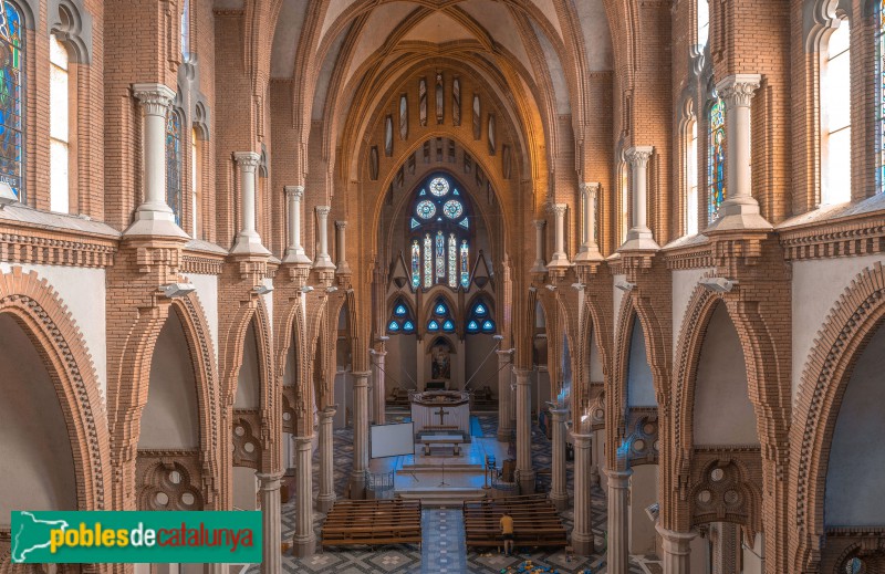 Sabadell - Església de Sant Agustí. interior