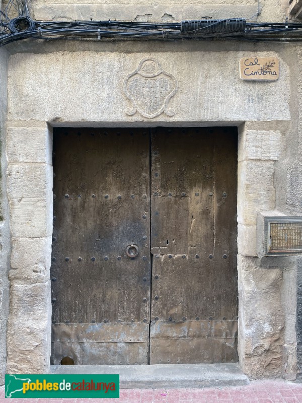 Vimbodí - Portal del carrer Major