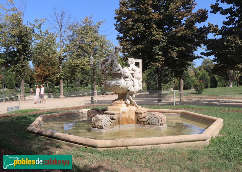 Barcelona - Parc de la Ciutadella. Font dels Nens