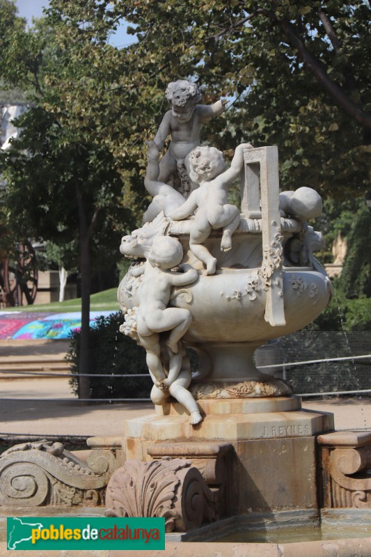 Barcelona - Parc de la Ciutadella. Font dels Nens