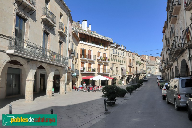 Les Borges Blanques - Plaça porxada