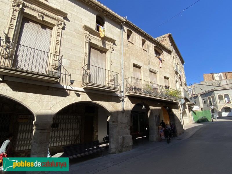 Les Borges Blanques - Plaça porxada