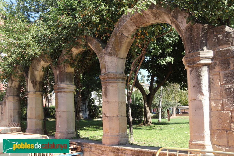 Les Borges Blanques - Arcs del convent de les carmelites