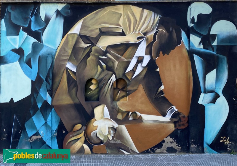 Juneda - Mural de la Sala de Ball