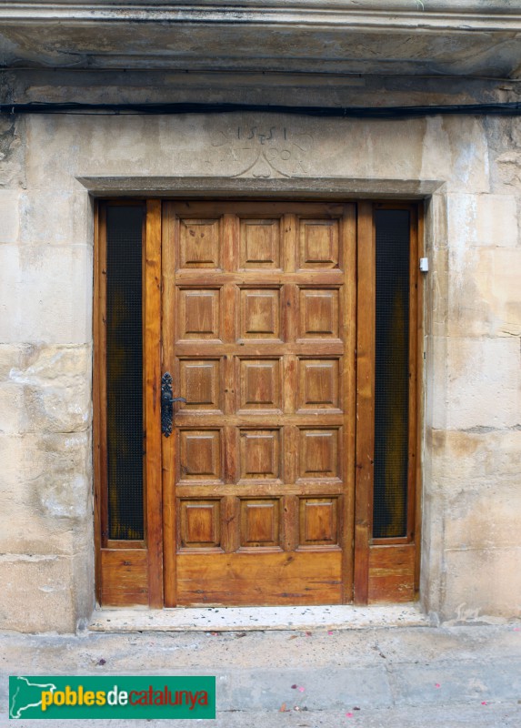 L'Espluga Calba - Portal de Cal Misango (1551)