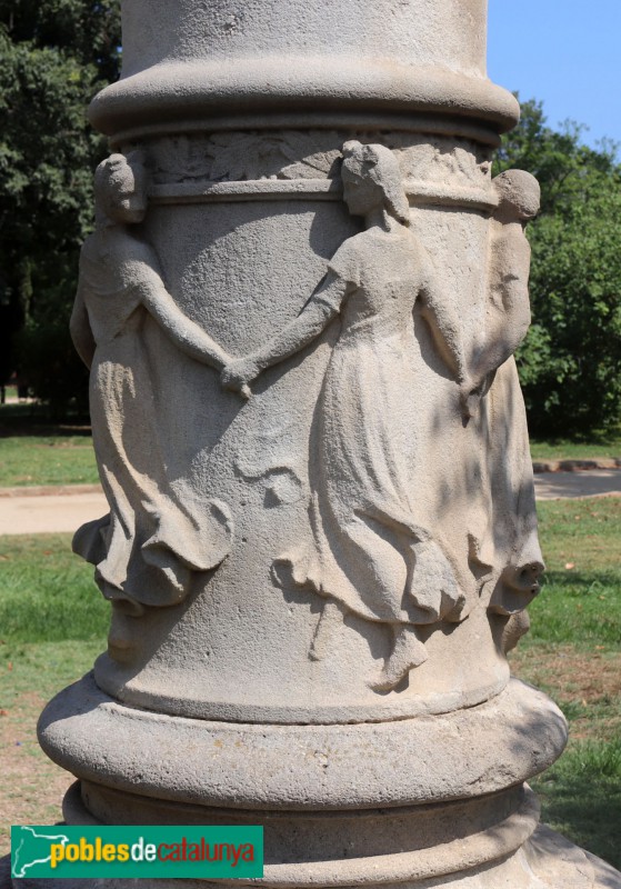 Barcelona - Parc de la Ciutadella. Monument a Joan Maragall