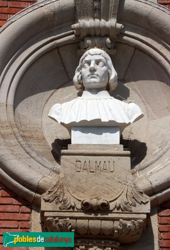 Barcelona - Parlament de Catalunya. Bust de Lluís Dalmau (Anselm Nogués)