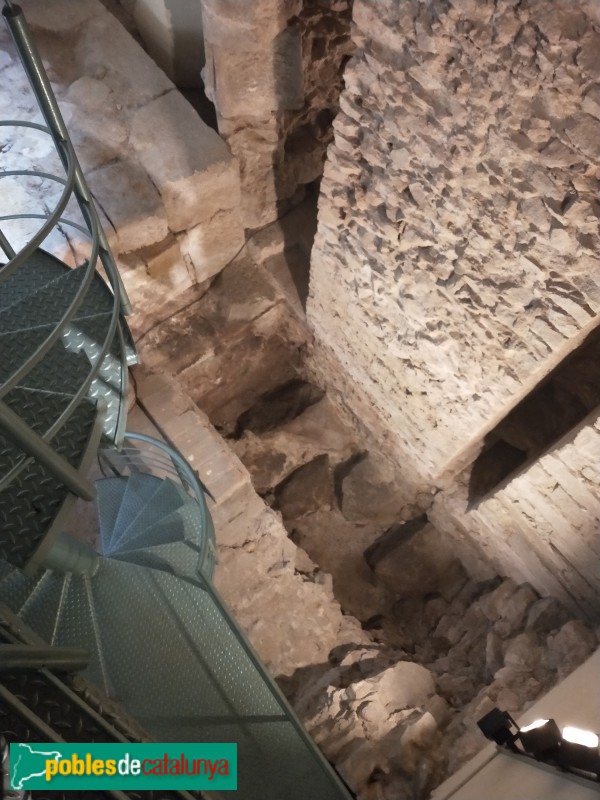 Barcelona - Restes de l'Aqüeducte a la Casa de l'Ardiaca