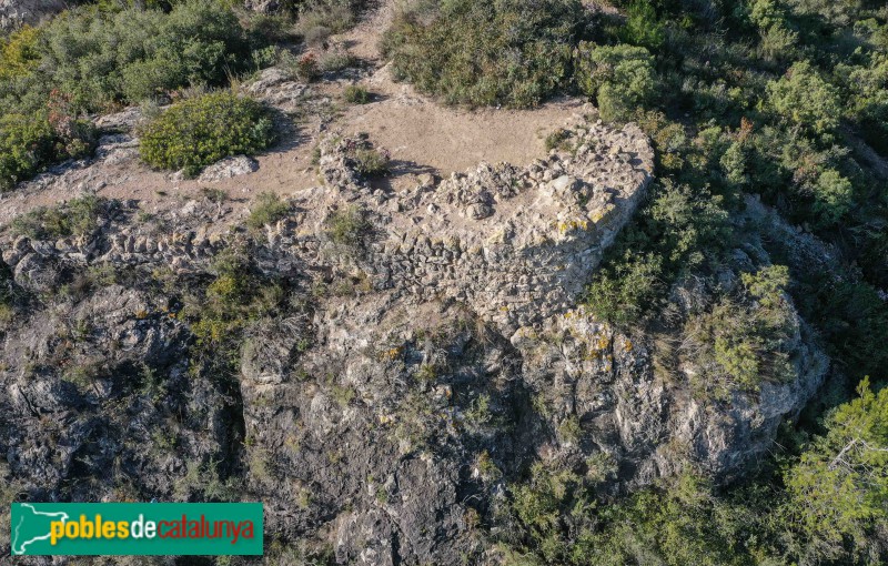 Albinyana - Restes del castell de l'Esquernosa