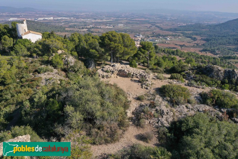 Albinyana - Restes del castell de l'Esquernosa