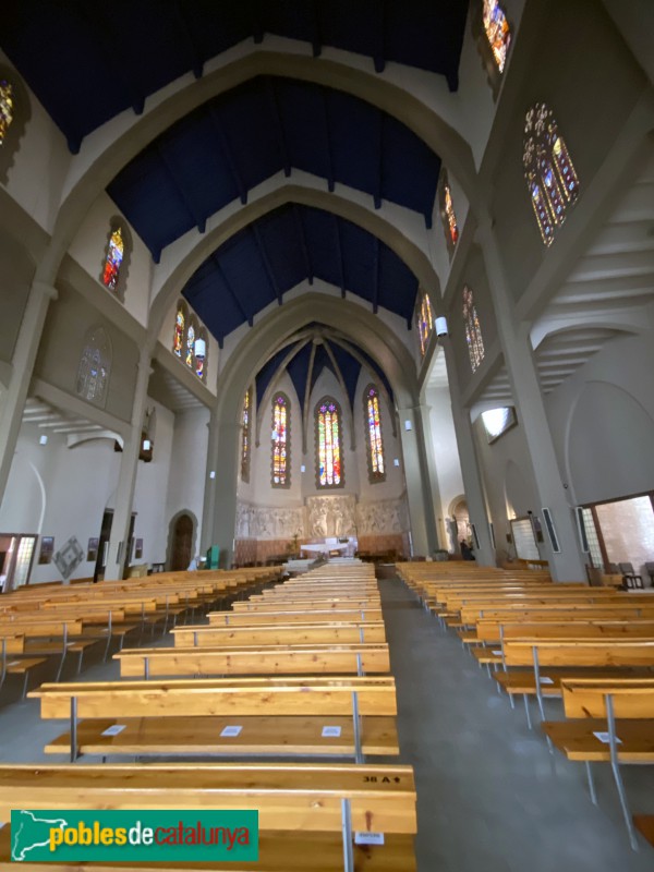 Granollers - Església de Sant Esteve. Interior