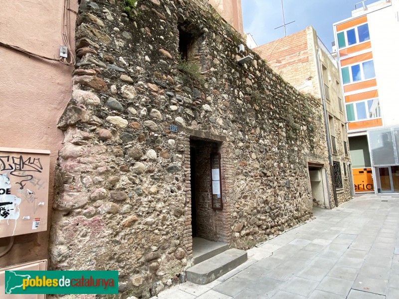 Granollers - Tram de muralla. Carrer Sant Cristòfol