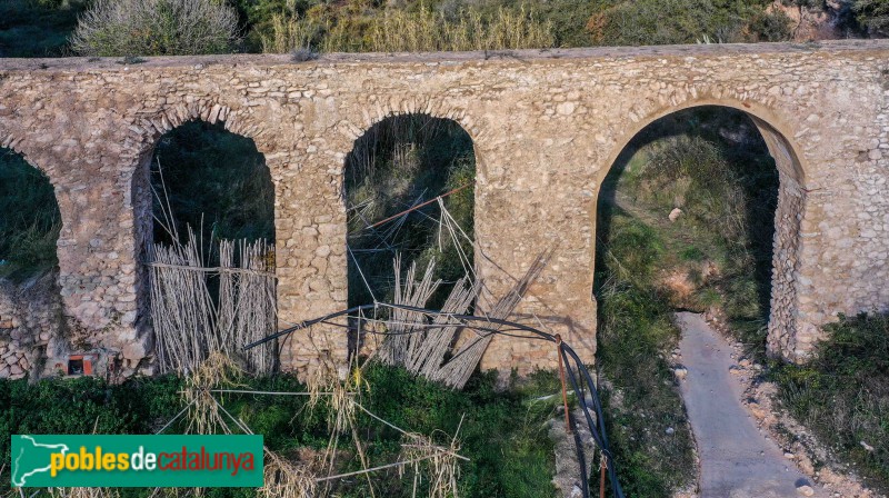 El Pont d'Armentera - Pont de les Femades (aqüeducte romà) (Foto: Francesc Vidal-Barraquer, 2021) El Pont d'Armentera - Pont de les Femades (aqüeducte romà)