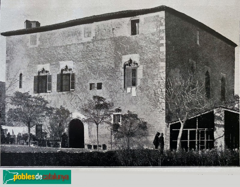 Barcelona - Torre Llobeta (del llibre <i>La Masia Catalana -J.Gibert-1947)</i>