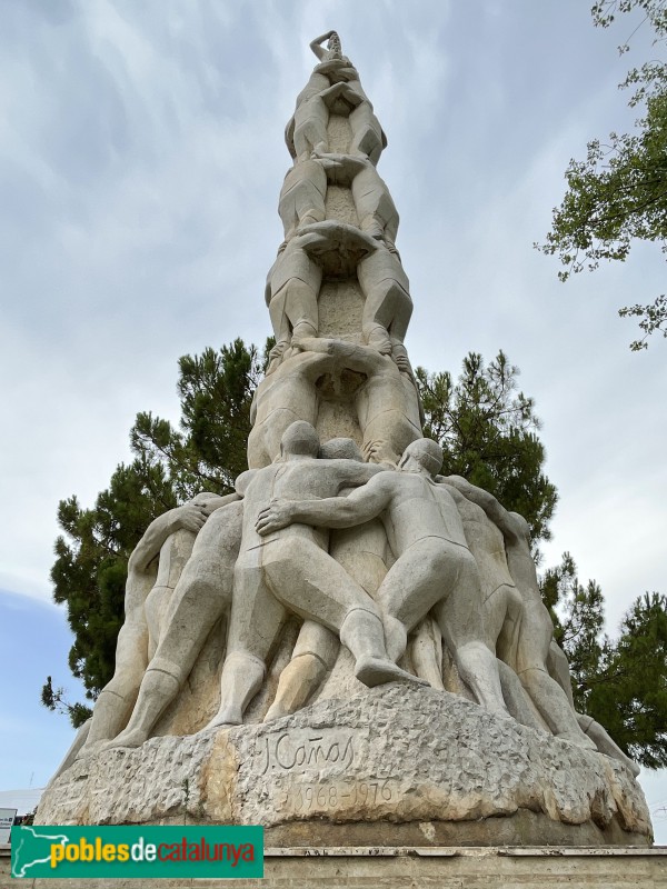 El Vendrell - Monument als castellers