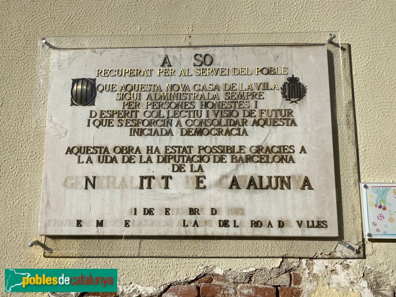 La Roca del Vallès - Can Sol (Ajuntament)