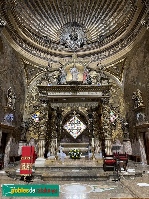 El Vendrell - Església de Sant Salvador. Altar Major