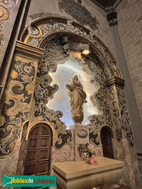 El Vendrell - Església de Sant Salvador. Altar de la Puríssima