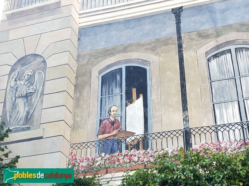 Bracelona - Mural al Jardí de l'Àngel