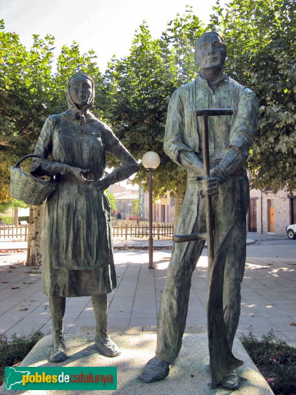 Santa Coloma de Queralt - Monument a la Pagesia