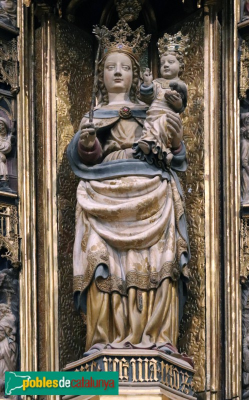 Tarragona - Catedral, retaule de Santa Tecla