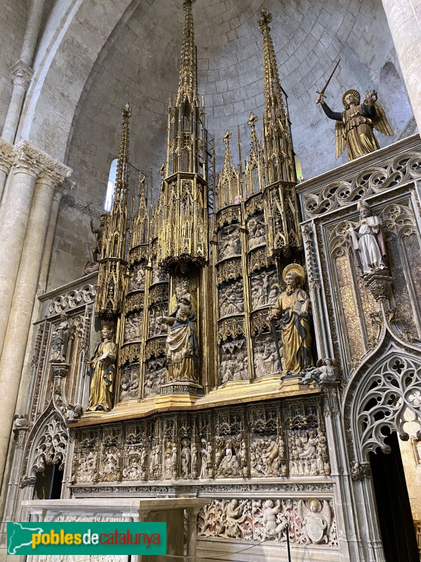 Tarragona - Catedral, retaule de Santa Tecla