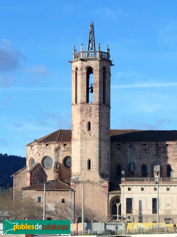 Caldes de Motbui - Església de Santa Maria. Campanar