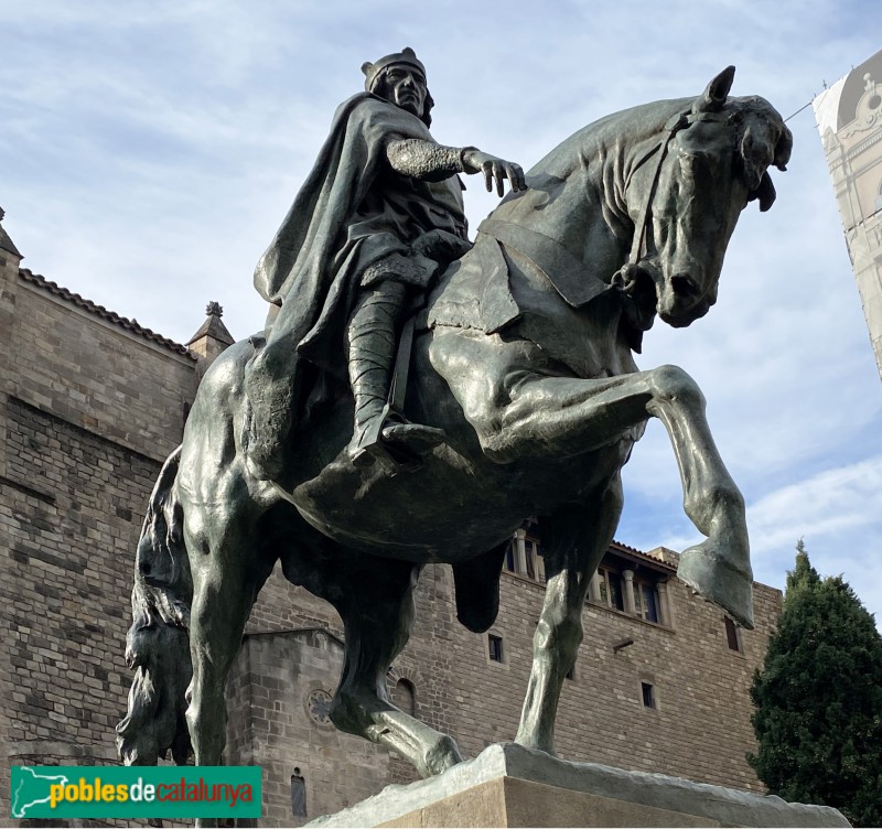 Barcelona - Estàtua de Ramon Berenguer el Gran