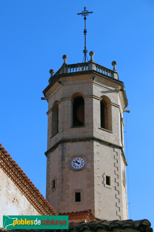 Sant Feliu de Codines - Església de Sant Feliu. Campanar