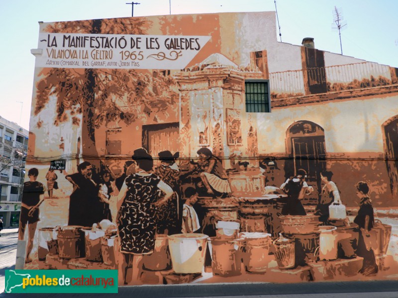 Vilanova i la Geltrú - Mural Dones amb Memòria