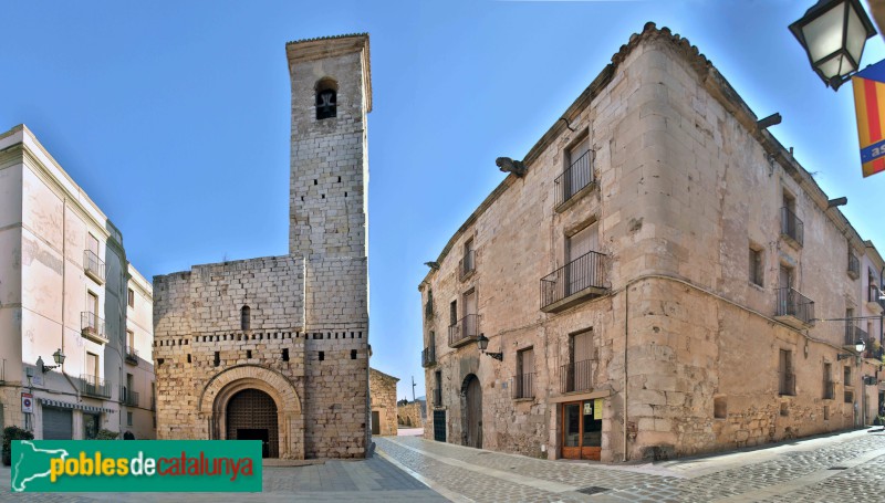 Montblanc - Palau del Castlà i església de Sant Miquel