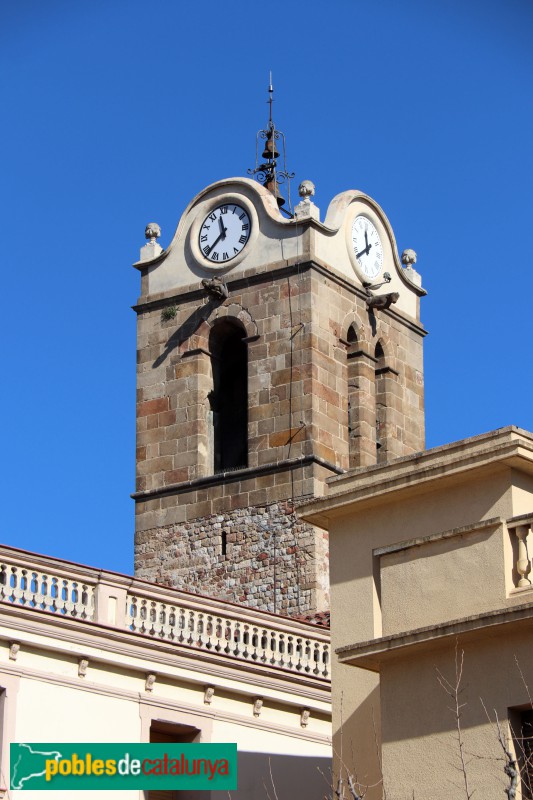 Mollet del Vallès - Església de Sant Vicenç. Campanar