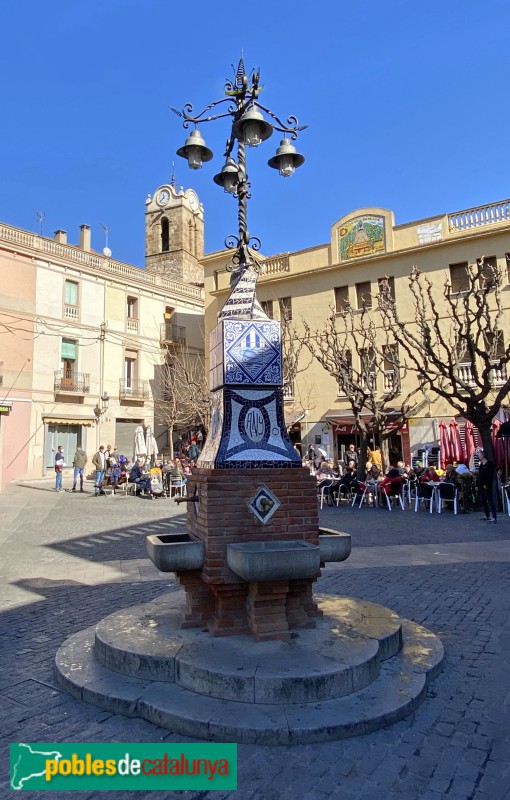 Mollet del Vallès - Font modernista