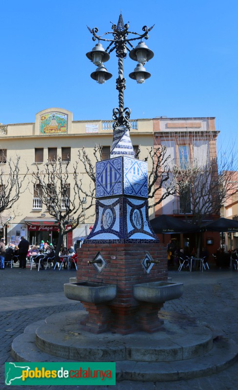 Mollet del Vallès - Font modernista