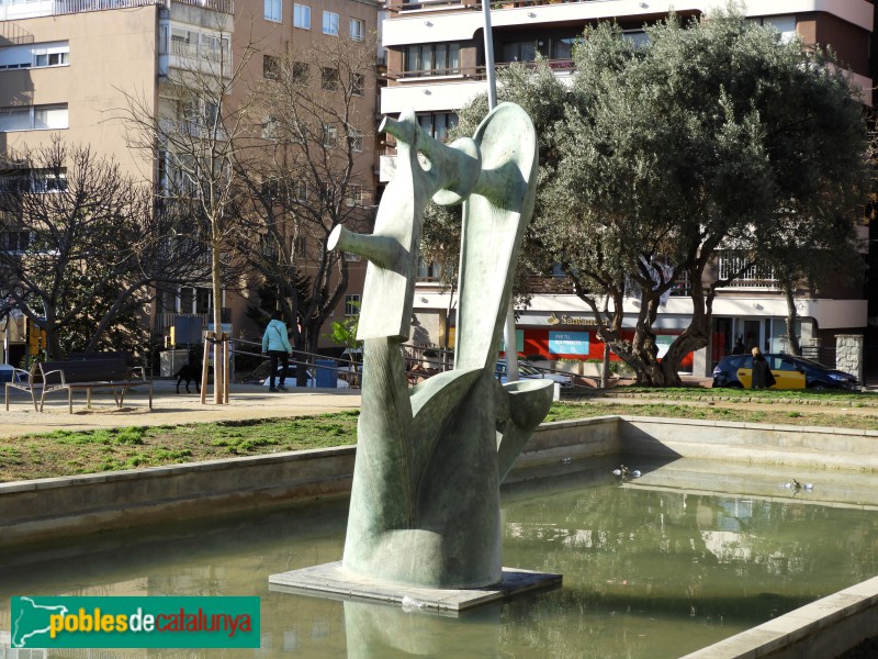 Barcelona - Escultura Enginyeria Tèxtil