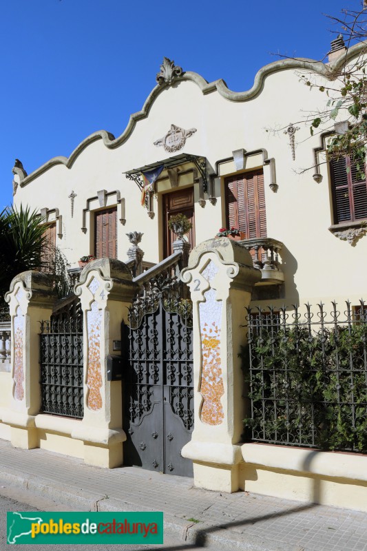 Mollet del Vallès - Casa del director de la fàbrica Fàbregas Rafat