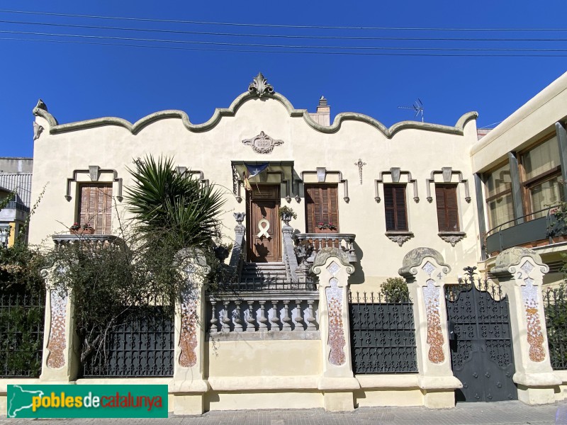 Mollet del Vallès - Casa del director de la fàbrica Fàbregas Rafat