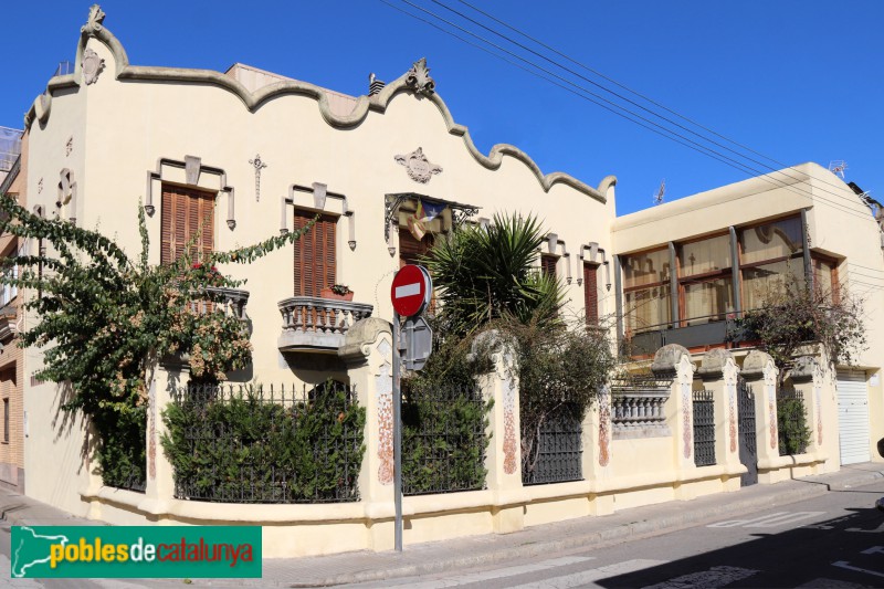 Mollet del Vallès - Casa del director de la fàbrica Fàbregas Rafat